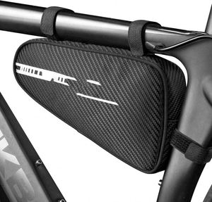 Échantillon gratuit : Sacoche de vélo triangulaire pour cadre, sacoche de selle, pochette pour téléphone, sacoche de cyclisme pour téléphone - Product Image 1
