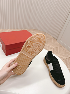 Chaussures décontractées en daim à rivets, style rétro, tendance, en cuir véritable, souples et respirantes, pour l'été - Product Image 6