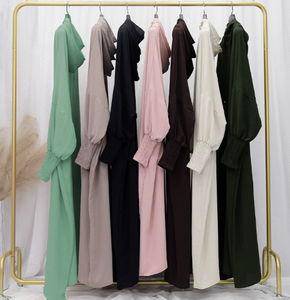 Gaun modis wanita, Gaun Wanita dengan tudung, garis tengah, Arab Turki, Abaya, longgar - Product Image 2