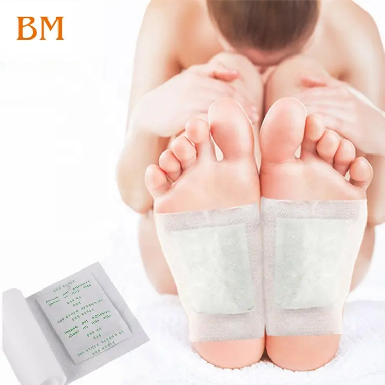 Wholesale Customized Body Relax foot pads Kinoki Detox Foot Patch Bamboo Wood Vinegar