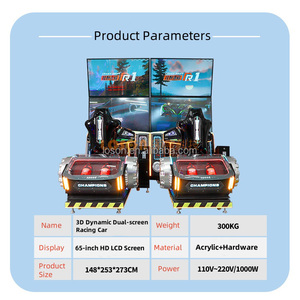 Game Center Operated Indoor Motion Simulator Speed Drive <span class=keywords><strong>3D</strong></span> Tour Super Arcade Electronic Video Car Racing Game Machine à vendre - Product Image 2