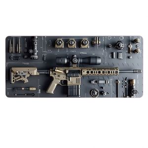 Alfombrilla de Ratón Personalizada para Juegos, Grande, Negra, para Deportes Electrónicos, Integrada con IP, Antideslizante, para Oficina - Product Image 2