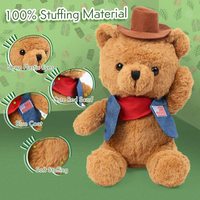 NOUVEAU Cowboys Ours en peluche Animal En Peluche Doux Câlin En Peluche Ours En Peluche Mignon En Peluche Animaux Jouets pour les Enfants Garçons Filles