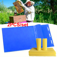 Bienenwachs-Formblatt Silikonform für Bienenwachs-Fundament Flexible Bienenwachs-Pressform Imkereibedarf