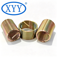 Cadmium Plated Wire Thread Insert Improve Thread Matching Performance on Steel Workpieces