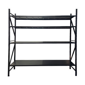 Estantes de hierro de varios niveles de 4 niveles resistentes personalizados estante de plataforma de malla de alambre de acero protegido contra la corrosión para garajes - Product Image 1