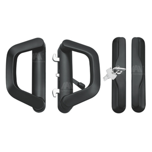 D-hình dạng thiết kế hiện đại hợp kim kẽm ban công trượt kính Patio cửa xử lý thiết lập Lỗ mộng khóa cho biệt thự phòng ngủ khách sạn nhà bếp - Product Image 4