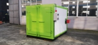 Four de cuisson vertical pour peinture en poudre, chauffage GPL/gaz, pour jantes de roues