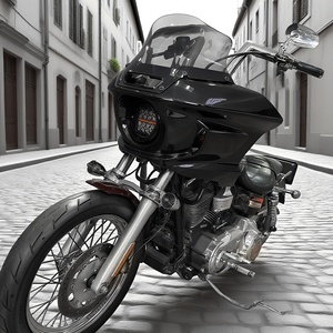 ST fairing Dyna dấu ngoặc fairing đầy màu sắc ST kính chắn gió & 5.75 "LED ST đèn pha cho <span class=keywords><strong>Harley</strong></span> Dyna FXD fxdc fxdls fxdb fxcw Fxdwg - Product Image 1