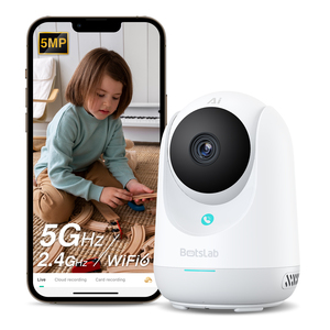Caméra de surveillance domestique Botslab Indoor Cam 2C Pro C222(3K) 5MP 1080P WiFi6 avec suivi IA - Product Image 5