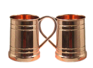 Super Ofertas Taza de cobre macizo con mango de latón pulido Utensilios para Bar de estilo vintage antiguo para la elegancia clásica del hogar y la cocina - Product Image 4
