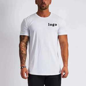 Produttore di Logo personalizzato di alta qualità <span class=keywords><strong>TC</strong></span> 65% cotone 35% girocollo Casual da uomo <span class=keywords><strong>t</strong></span>-shirt - Product Image 4