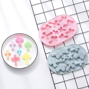 ซิลิโคนรูปทรงกากบาทสำหรับทำขนม, เยลลี่, ช็อกโกแลต, ตกแต่งเค้ก DIY, สร้อยเรซิ่น และแม่พิมพ์น้ำแข็ง - Product Image 4