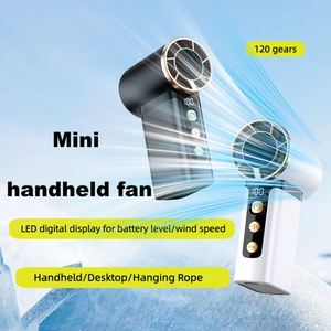 Portable Handheld <b>Usb</b> Rechargeable Strong Wind <b>Mini</b> Cooling <b>Fan</b> for Car Household Outdoor Use Color Box - Product Image 4