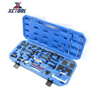 Xctool kit de ferramentas camisetas motor, kit de ferramentas de travamento, timer, para vw audi skoda 1.2/1.4/1.9/2.0, ferramentas de reparo de carro xc1667