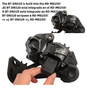 Dérailleur arrière électronique Shimano <span class=keywords><strong>Deore</strong></span> <span class=keywords><strong>XT</strong></span> Di2 M8250 12 vitesses GS/SGS avec levier de vitesses à pince EC-DN100 Chargeur VTT pour Vélo de Montagne - Product Image 6