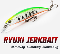 Couleurs personnalisées, 95 mm, 15 g, appâts artificiels en plastique dur, leurres de pêche à la traîne, leurres de pêche coulants, leurres de pêche pour la pêche