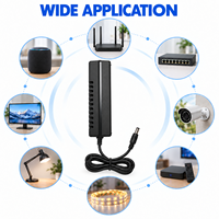 Production personnalisée, approuvé par la FCC, protection contre les surintensités, large compatibilité, adaptateur secteur de bureau 15V 3A, prise EU, 45W