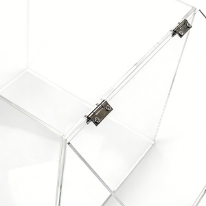 Caja de Donaciones Acrílica Transparente con Cerradura, Tamaño Personalizado, Urna para Votaciones, Caja de Opiniones, Caja de Caridad con Cerradura - Product Image 4