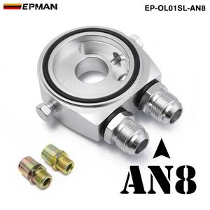 Addco-epman ตัวกรองน้ำมันอลูมิเนียม1.5 x M20อะแดปเตอร์จานแซนวิช1/8ชุดทำความเย็นน้ำมัน AN10 AN8 EPOL01 - Product Image 4