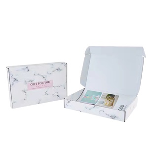 High Quality Shipping Mailer Mailing Packaging Paper Custom Corrugated Box Flat Pack Folding Corrugated Die Cut Mailing Box