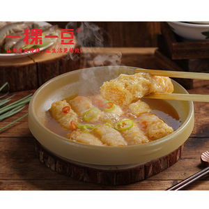 Haccpand ม้วนหนังเต้าหู้ทอดพร้อมไข่ปลาและกุ้งสไลม์เต้าหู้อาหารแฟชั่นสไตล์จีน - Product Image 4