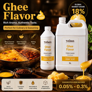 Mantequilla Clarificada con Sabor a Ghee, <span class=keywords><strong>Precio</strong></span> <span class=keywords><strong>de</strong></span> Fábrica, Venta al por Mayor, Personalizable, Resistente al Calor, Aroma <span class=keywords><strong>de</strong></span> Mantequilla, Materia Prima para Salsas y Especias <span class=keywords><strong>de</strong></span> Restaurante - Product Image 1