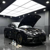Lampe de garage LED à film souple étanche IP54 à montage au plafond, 6500K, dimmable, pour lavage auto, detailing et station de réparation