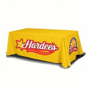 Custom Designed Advertising <b>Table</b> Covers Polyester Fabric Display Tablecloths - Product Image 3