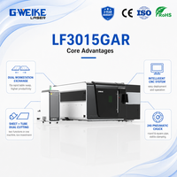 Europäischer Bestseller: Gantry-Typ Yaskawa Servo AI Faserlaser-Schneidemaschine für Metallbleche 3000x1500mm mit Vollständig Geschlossenem Design