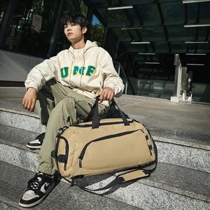 Sac de voyage unisexe, sport, natation, fitness, grande capacité, séparation sec/humide, imperméable, polyester, sensation haut de gamme, pour courts séjours - Product Image 1