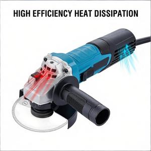 <span class=keywords><strong>Meuleuse</strong></span> d'angle électrique portative pour la découpe de métaux, le meulage de soudures et le polissage dans les ateliers et garages - Product Image 1