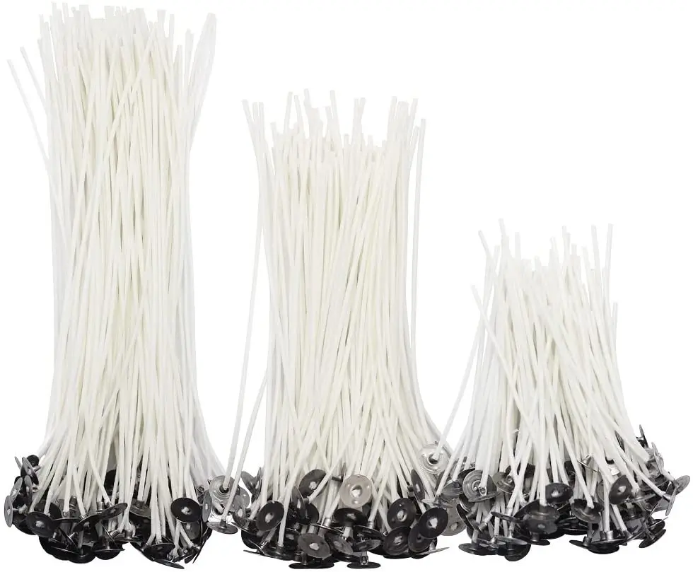 В наличии, хлопковые фитили для свечей с парафиновым восковым покрытием, фитиль, экологичность/держатель/центрирующее устройство, аксессуары для изготовления свечей