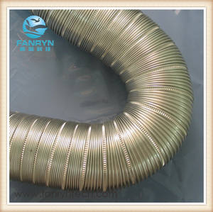 Resistente al fuego de la <span class=keywords><strong>cocina</strong></span> de ventilación silencio retráctil <span class=keywords><strong>extractor</strong></span> de humos de conductos semi-rígido de Aluminio flexible conducto de aire - Product Image 5