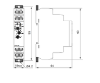 WEBOR OLR-01 OLR-02 DIN rail SPDT interrupteur de contrôle du niveau de liquide interrupteur à flotteur de niveau d'eau relais de contrôle électronique