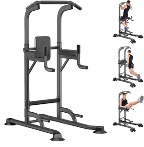 CZFIT Power Tower Dip Station Pull up Bar for Home Gym Station Adjustable Height <b>Strength</b> <b>Training</b> Workout Equipment - Product Image 1