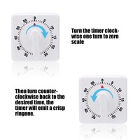 Magnetischer elektronischer digitaler Countdown-Alarm timer Niedliche Küche Kochset Zeit erinnerung für Tee Mehrzweck-Haarstyling-Tool