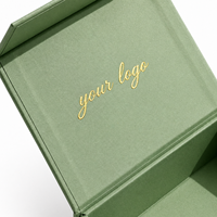 Boîte cadeau rigide magnétique pliable de luxe personnalisée en gros avec logo, fabricant d'emballages en feuille d'or