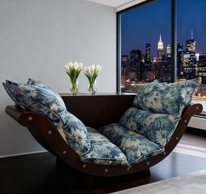 Fauteuil à bascule en forme de banane, fauteuil à bascule de loisirs pour la maison, fauteuil inclinable pour adultes, canapé paresseux pour chambre à coucher, fauteuil de sieste pour salon - Product Image 4