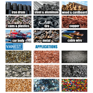 Broyeur à double arbre pour le recyclage des déchets solides, pour les pots de fleurs, les palettes <span class=keywords><strong>en</strong></span> <span class=keywords><strong>bois</strong></span>, les déchets électroniques, le plastique, le carton et les <span class=keywords><strong>vieux</strong></span> vêtements - Product Image 2