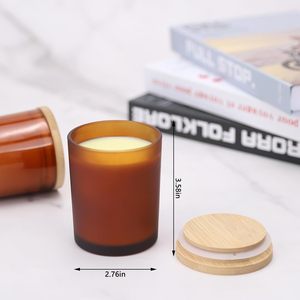 10oz Glossy Electroplate Luxury Navy Blue Glass Handmade Eco-friendly Candle Jars Metal Gold Lid Custom Logo OEM/ODM Available - Product Image 4