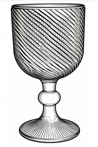 Ensemble de gobelets à vin vintage verts gaufrés, motifs variés, verres à vin rétro en relief <span class=keywords><strong>Hugo</strong></span> pour décoration de mariage, fête, hôtel - Product Image 3