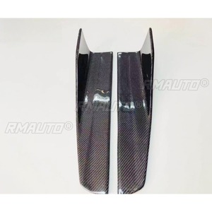 Real Carbon Fiber Look Car Side Skirt Spoiler Guard <b>Splitter</b> Universal For All Models Body Kit Car Accessories - Product Image 4