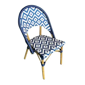 Wholesale Outdoor Garden Furniture Chairs for Events Parties Quantity Top Rattan Chair Bamboo Furniture Outdoor Table and Chairs