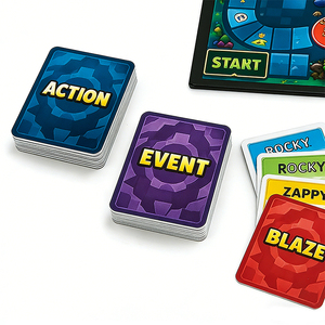 Custom Printed Board Game OEM Factory High Quality Card Game Production Service for Kids Fun Family Entertainment - Product Image 3