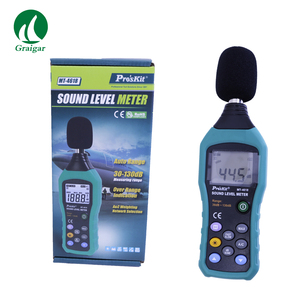 Proskit-Medidor de nivel de sonido, medidor de ruido digital de 30 a 130 <span class=keywords><strong>DB</strong></span>, con rango de 30 a - Product Image 5