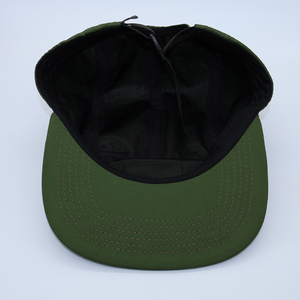 OEM Custom High Quality <span class=keywords><strong>5</strong></span> <span class=keywords><strong>Panel</strong></span> Cap Trendy Sport Verstellbarer Camp Hut Gewebtes Patch Logo für Outdoor-Abenteuer Fishing Beach Wear - Product Image 6