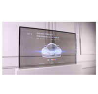 Écran transparent OLED de 55 pouces, affichage numérique sur pied, écran tactile créatif, moniteur d'affichage