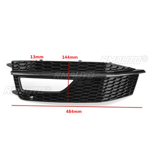 Rejilla Frontal para Coche A4 B8, Rejilla de Malla para Parachoques Delantero, Cubierta de Rejilla para Luces Antiniebla, Compatible con Audi A4 B8 2012-2015 S4 S-Line Facelift - Product Image 6