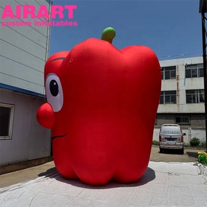 Pimiento inflable de dibujos animados de vegetales gigantes - Product Image 5